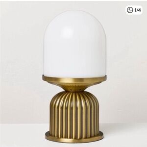Hearth & Hand Glass & Brass Accent Table Lamp